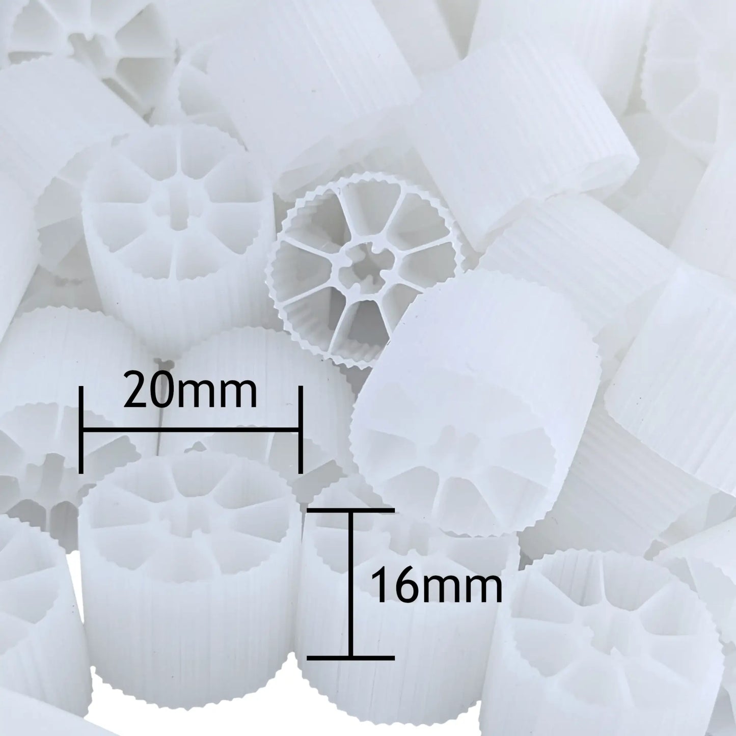 KoiMaster Moving Bed Bio Media - 20mm x 16mm