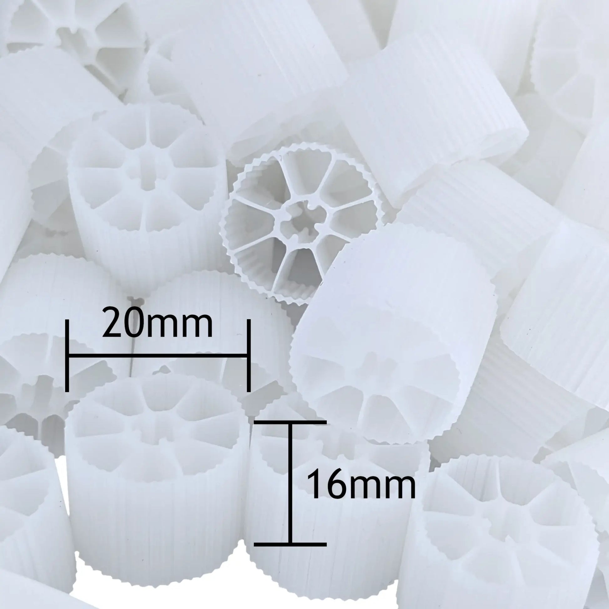 KoiMaster Moving Bed Bio Media - 20mm x 16mm