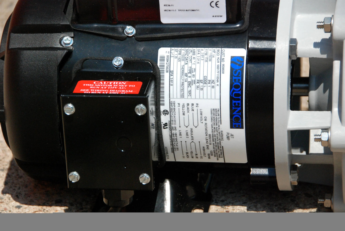 Sequence 5000SEQ20 External Pond Pump