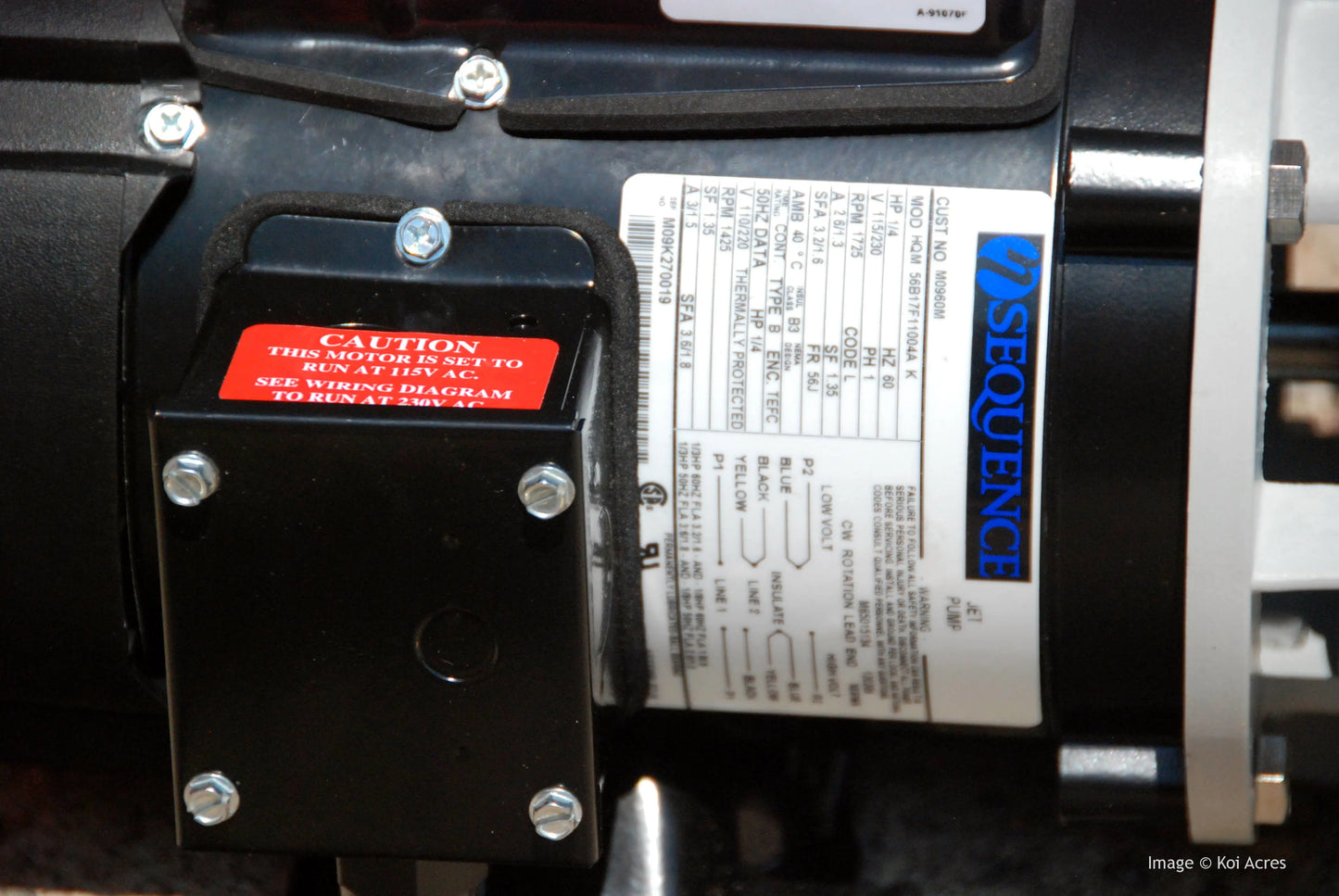 Sequence 5800SEQ21 External Pond Pump
