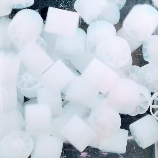 KoiMaster Moving Bed Filter Media Tumbling Demo