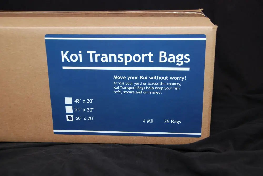 Koi Transport Bags – Koi Acres